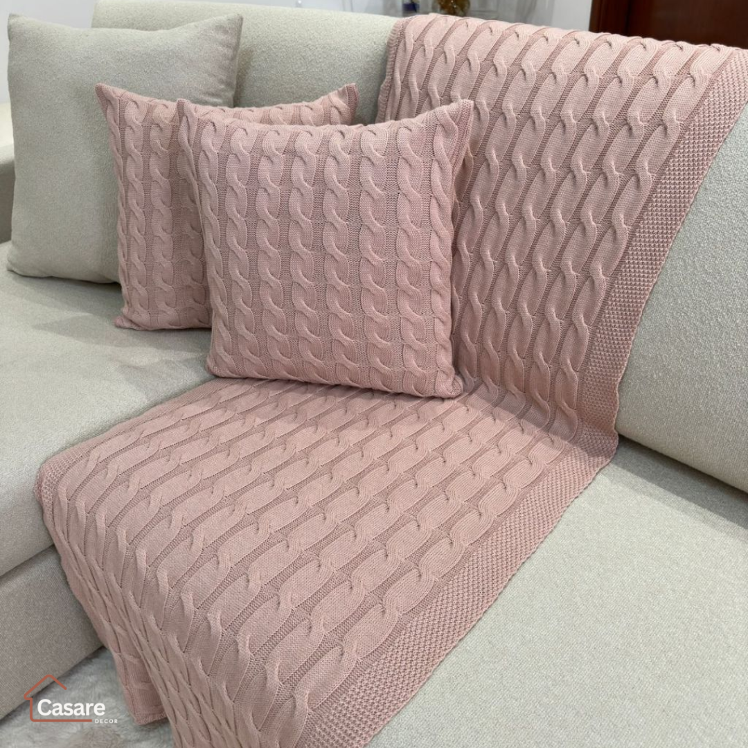 Manta Peseira Tricot Linna