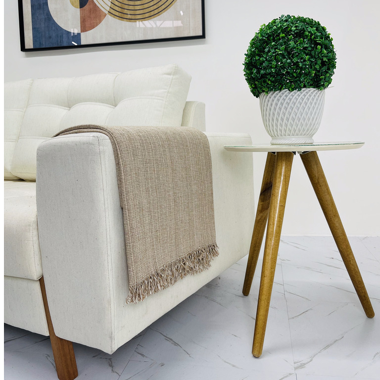 Manta Decorativa para Sofá Delicata