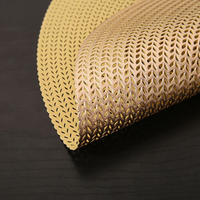 Jogo Americano Redondo de Luxo Casare — Kit com 4 ou 6 Unidades