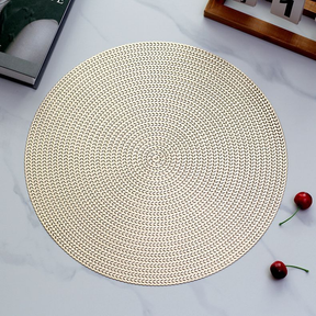 Jogo Americano Redondo de Luxo Casare — Kit com 4 ou 6 Unidades